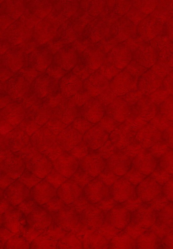 Dywan pluszowy Obsession Diamond Cut DMC 800 czerwony