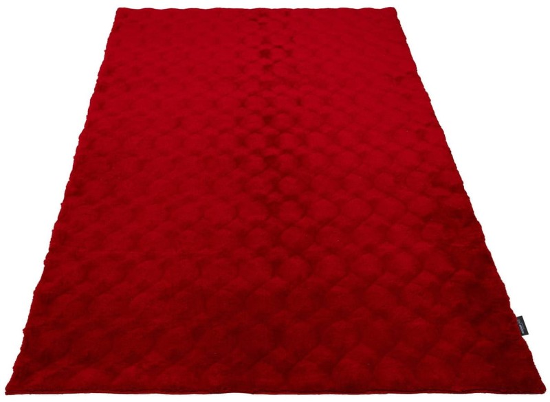 Rzut z przodu na czerwony dywan pluszowy Obsession Diamond Cut DMC 800