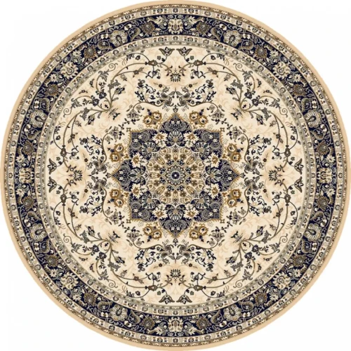 Dywan wełniany okrągły Dywilan Polonia Kordoba kolor sepia