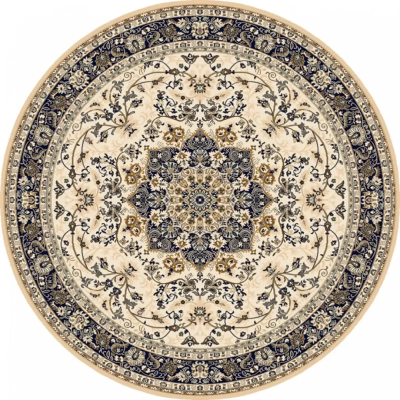 Dywan wełniany okrągły Dywilan Polonia Kordoba kolor sepia