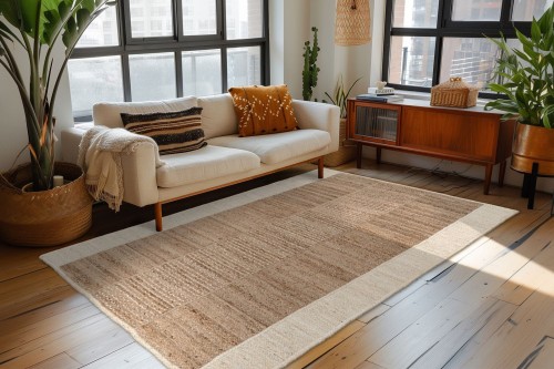 Dywan naturalny w salonie Obsession Cottage COT445 jute.jpg