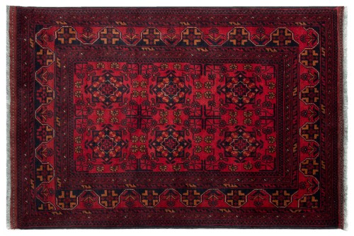 Dywan wełniany orientalny Khal Mahammadi 105x154 cm pokazany w poziomie