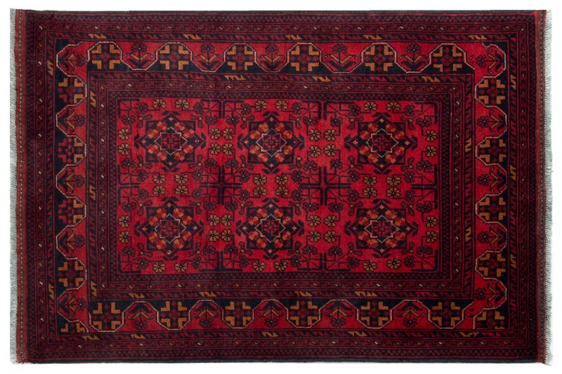 Dywan wełniany orientalny Khal Mahammadi 105x154 cm pokazany w poziomie