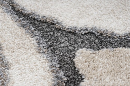 Runo szarego dywanu nowoczesnego Obsession Bologna BOA 461