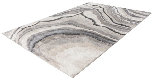 Rzut z boku  na szary dywan nowoczesny Obsession Bologna BOA 461