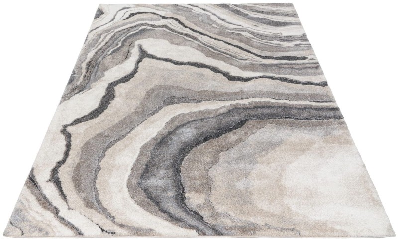 Rzut z przodu na szary dywan nowoczesny Obsession Bologna BOA 461