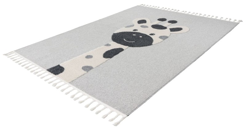 Rzut z boku na dywan dziecięcy Obsession Fano FAO 392 żyrafa