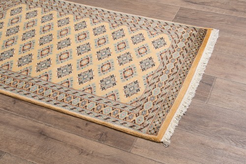 Rzut z boku dywanu orientalnego pakistańskiego Jaldar 91x148 cm
