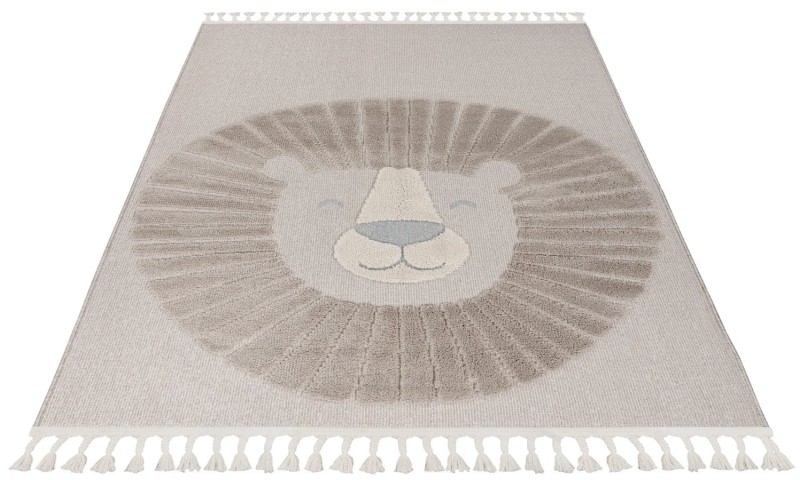 Rzut skośny na dywan dziecięcy Obsession Fano FAO 399 lion