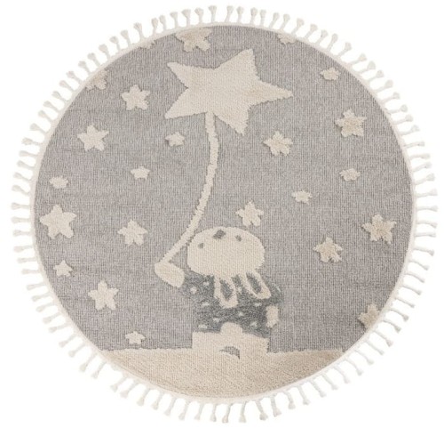 Okrągły dywan dziecięcy Obsession Fano FAO 393 rabbit stars