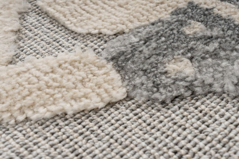 Runo okrągłego dywanu dziecięcego Obsession Fano FAO 393 rabbit stars