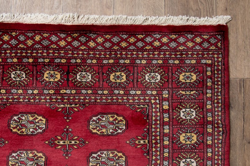 Frędzle i brzeg dywanu orientalnego Bukhara 123x177 cm