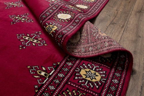 Spód dywanu orientalnego pakistańskiego Jaldar 139x194 cm