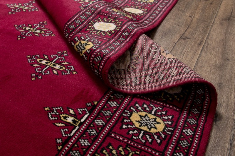 Spód dywanu orientalnego pakistańskiego Jaldar 139x194 cm