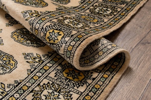 Spód dywanu orientalnego pakistańskiego Bukhara 92x149 cm