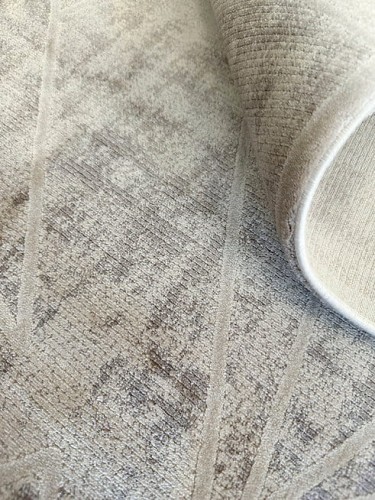 Spód i obszycie dywanu geometrycznego Creante 55064 beige