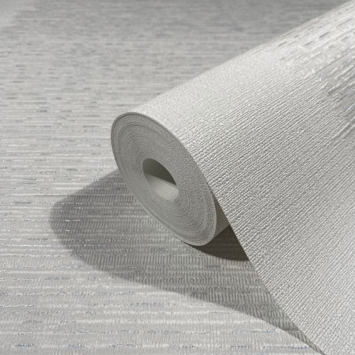 Biała tapeta w pasy Marburg Colors of my life 33743 zbliżenie.jpg