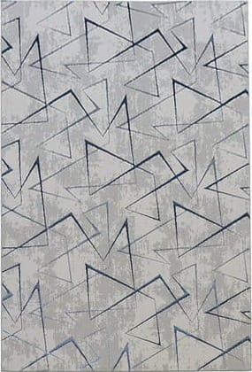 Dywan nowoczesny geometria Esprit 3608 szaro-niebieski