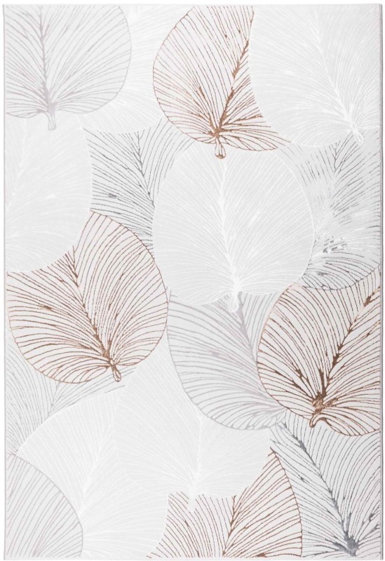 Dywan nowoczesny Creation Liść New szaro-beżowy