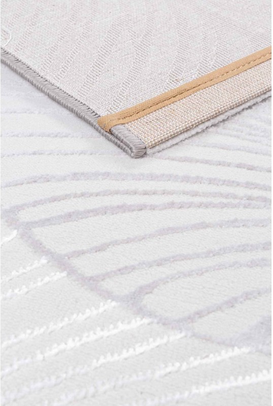 Spód dywanu Creation Liść New szaro-beżowego