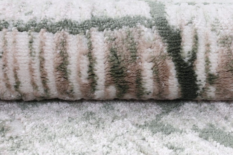 Zbliżenie runa jasno beżowego dywanu RE41E Como