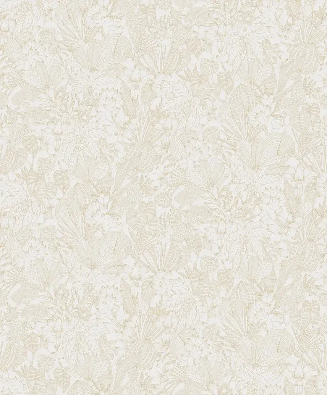 Tapeta motyw roślinny Khroma Romance Bellis Gold ROM102.webp
