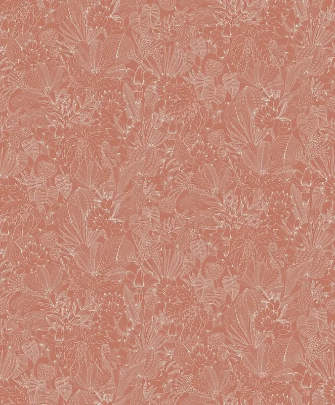 Tapeta motyw roślinny Khroma Romance Bellis Carnelian ROM104.webp