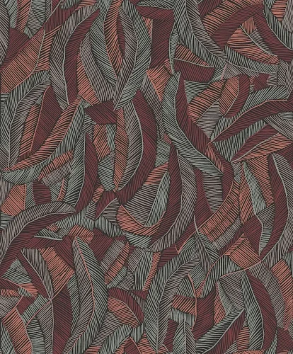 Tapeta 3d Khroma Romance Pennas Cinamon ROM204 zbliżenie wzoru.webp