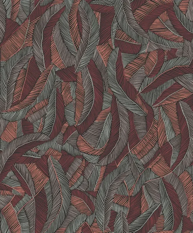 Tapeta 3d Khroma Romance Pennas Cinamon ROM204 zbliżenie wzoru.webp