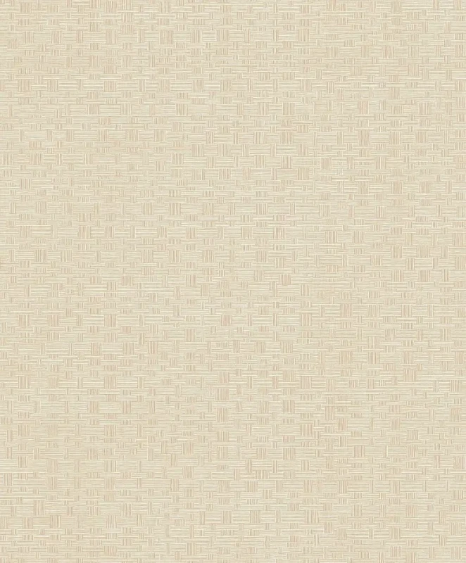 Tapeta efekt rattanu Khroma Romance Tonnet Angora ROM301 zbliżenie wzoru.webp