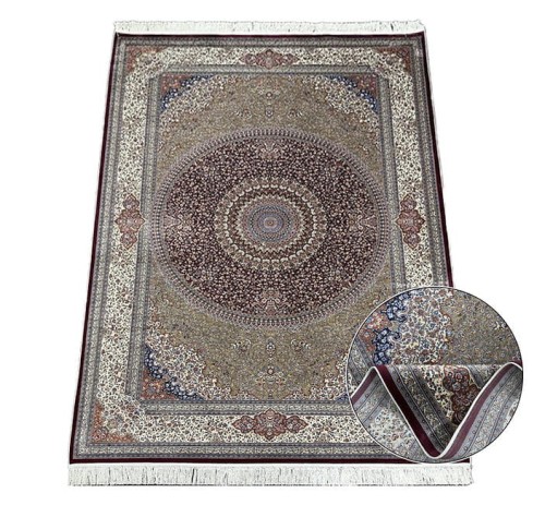 Przybliżenie wzoru dywanu ekskluzywnego Anatolian Silk 32510 red