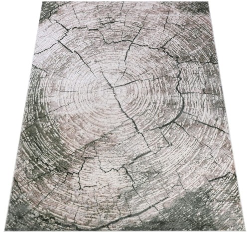 Rzut ukośny jasno beżowego dywanu RE41E Como