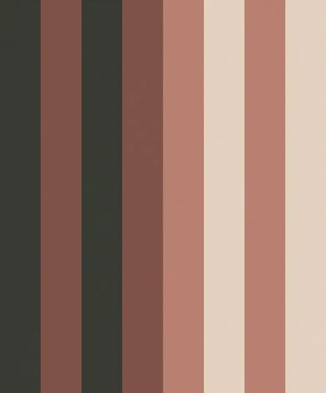 Tapeta w pasy Khroma Romance Infinitus Cinnamon ROM504 zbliżenie wzoru.webp