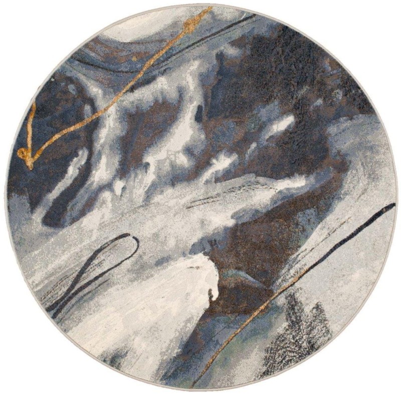 Dywan okrągły nowoczesny Ragolle Argentum 63529-2626