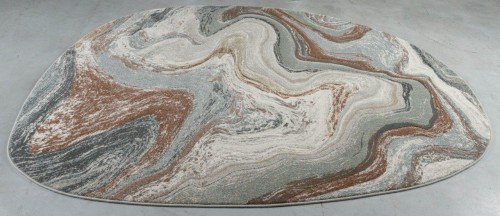 Rzut ukośny dywanu owalnego Ragolle Argentum 63436-6250