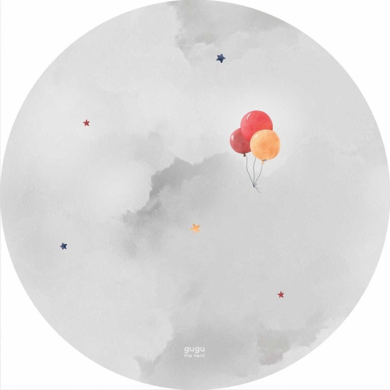 Mata podłogowa dla dzieci Prime Baloon Dream okrągła 118 cm