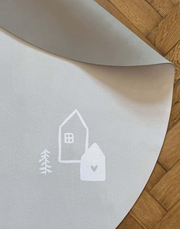 Fragment maty podłogowej i spodu kauczukowego