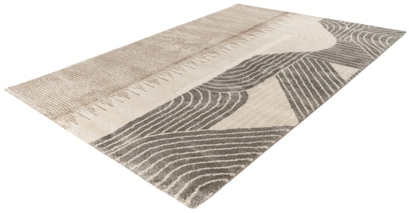 Rzut z boku na dywan Obsession Canyon CAY975 taupe