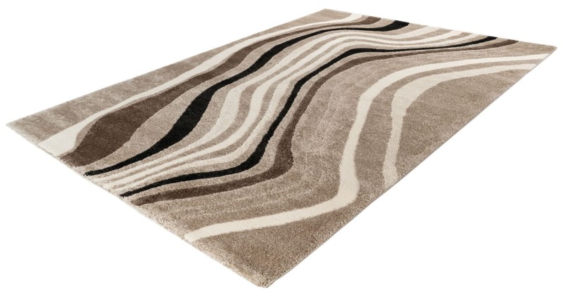 Rzut z boku na dywan Obsession Frisco FRI283 taupe