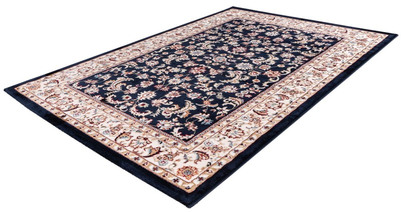 Rzut z boku na dywan Obsession Isfahan ISF741 navy