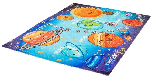 Rzut z boku na dywan Obsession Torino Kids TOK230 solar system
