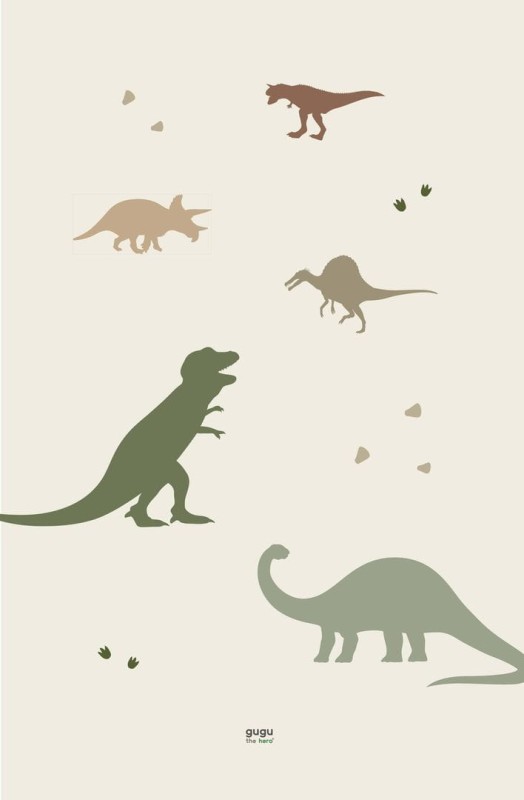 Mata podłogowa dla dzieci Dino World Big z dinozaurami