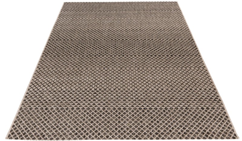 Rzut ukośny dywanu zewnętrznego Obsession Nordic NIC877 grey