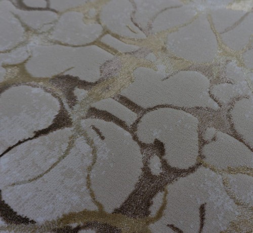 Zbliżenie wzoru chodnika nowoczesnego Esprit 3601 beż