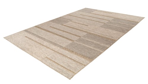 Rzut z boku na dywan zewnętrzny Obsession My Oslo OSL706 taupe