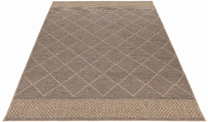 Rzut ukośny dywanu zewnętrznego Obsession My Oslo osl710 taupe