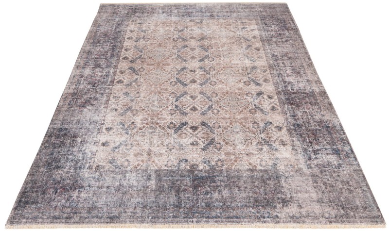 Rzut ukośny dywanu vintage zewnętrznego Obsession Maurea mae780 sand