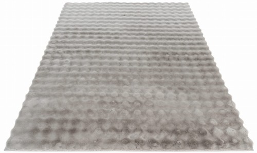 Rzut ukośny dywanu pluszowego Aspen ASP485 silver Obsession