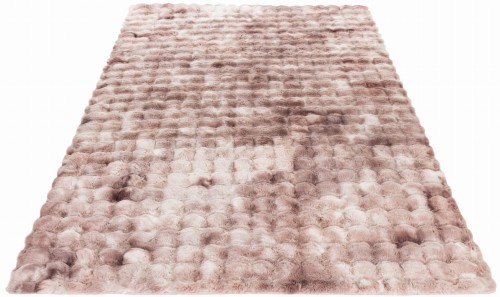 Rzut różówego dywanu pluszowego Obsession Camouflage CAM845