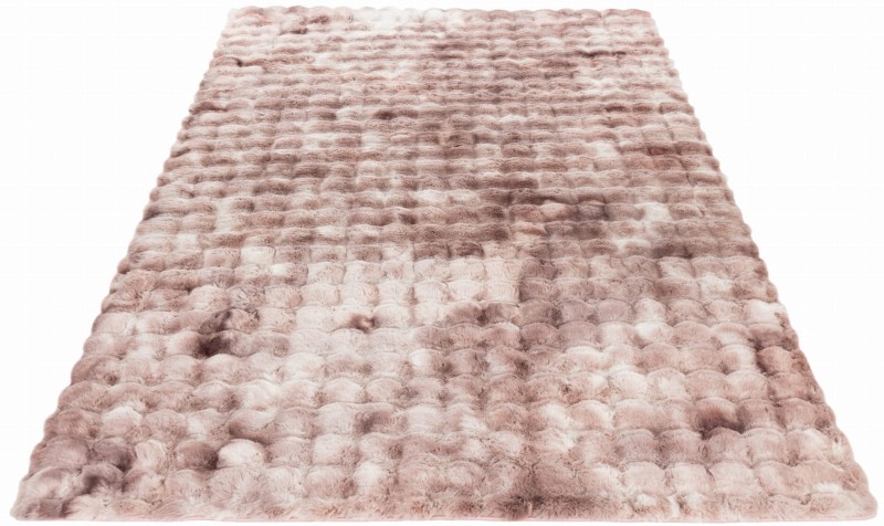 Rzut różówego dywanu pluszowego Obsession Camouflage CAM845